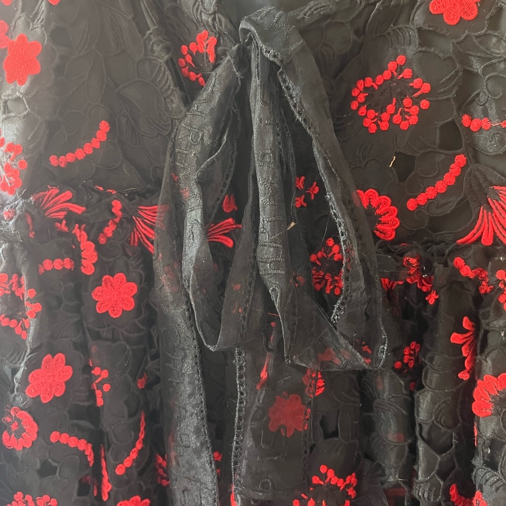 Shrimps black and red lace dress - Picture 5 of 6